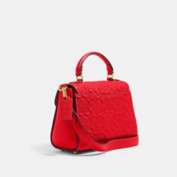 Coach Bags Coach Top Handle Satchel In Signature Leather